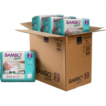 Bambo pelene Nature Box  2  3-6 kg  180 kom 