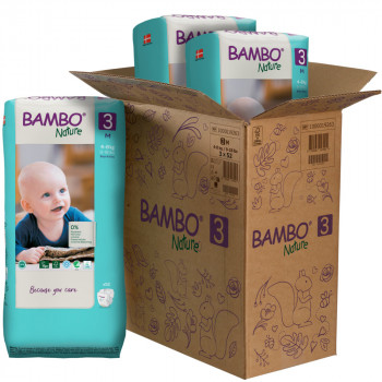 Bambo pelene Nature Box  3  4-8 kg  156 kom 