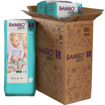 Bambo pelene Nature Box  5  12-18 kg 132 kom 