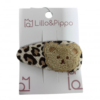 Lillo&Pippo šnalica za kosu leopard 