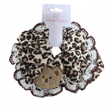 Lillo&Pippo gumica za kosu leopard 