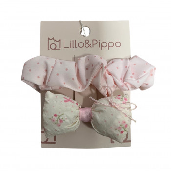 Lillo&Pippo gumica i šnalica za kosu 