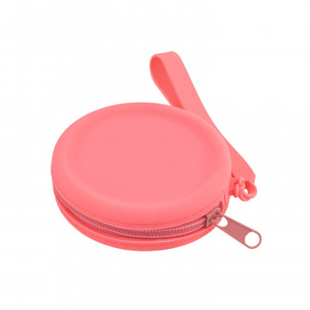 Be Cute silikonski mini novčanik roze 9x3cm 