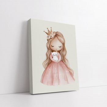 Cute&Cool HOME slika devojčica i zeka 40x30cm 