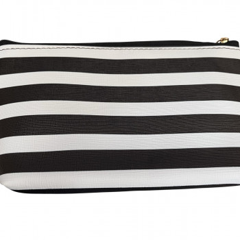 Be Cute neseser sa prugama crno beli 21*13*7cm 