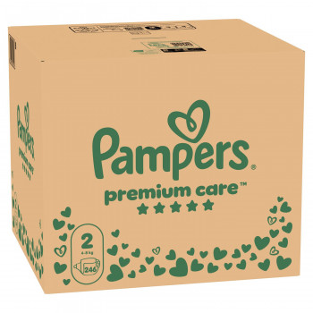 Pampers pelene Prem. Care monthly S2 4-8kg 246kom 