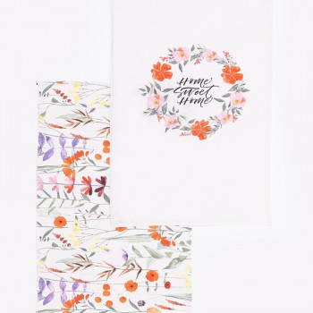 Stefan set kuhinjskih krpa 2/1, Cvetni venac 