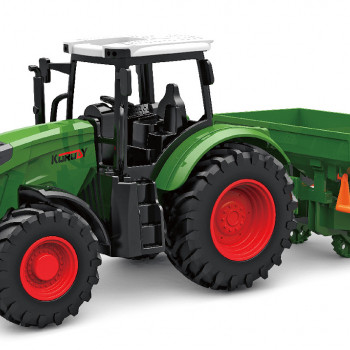 Cute&Cool traktor rasipač  1:24, zeleni 
