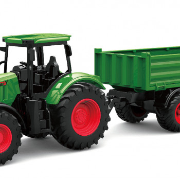Cute&Cool traktor sa prikolicom 1:24, zeleni 