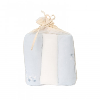 Lillo&Pippo pelena od muslina 70x70cm 3/1, Leaf 