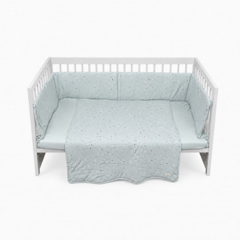 Lillo&Pippo punjena posteljina 3/1, Terrazzo Blue 