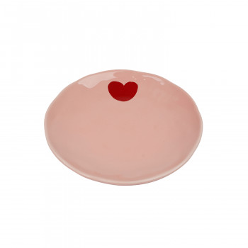 Cute&Cool HOME dekorativni tanjir roze, 22cm 