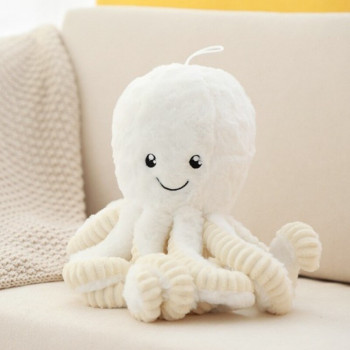 Cute&Cool HOME dekor igračka hobotnica bela, 80cm 