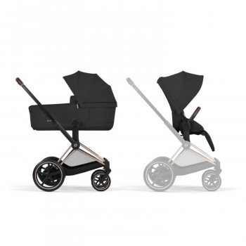 Cybex duo sistem ePriam, Sepia Black (rosegold) 