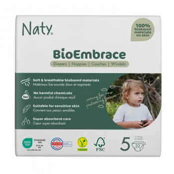 Naty pelene bioembrace 5 junior 11-25kg 22 kom 