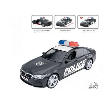 Automobil 1:16 policijski sa zvukom i svetlom,crni