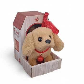 Plišani pas Zlatni retriver koji hoda I laje 