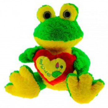 Plišana igračka žaba Amanda srce, 60cm 