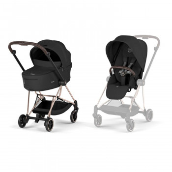 Cybex duo sistem Mios 4.0. Sepia Black(rosegold) 