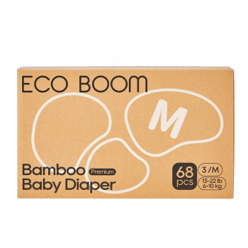 Eco boom pelene biorazgradive M, 6-10kg, 68 kom 