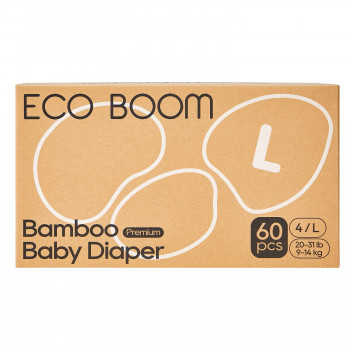 Eco boom pelene biorazgradive L, 9-14kg ,60 kom 
