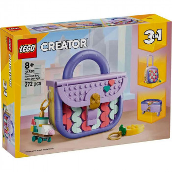 Lego Art Fashion Bag with Storage