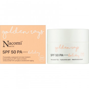 Nacomi Golden Rays Hidrantna krema SPF50, 50ml