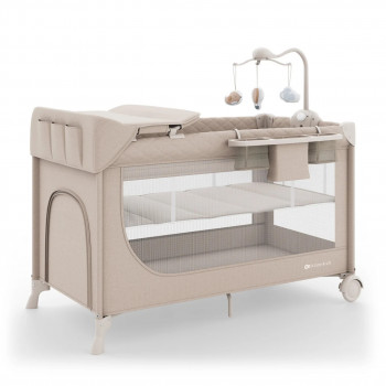 Kinderkraft prenosivi krevetac Leody Up 2u1 Beige 