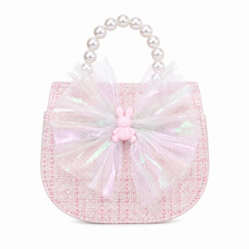 Lillo&Pippo torbica sa perlama zec roze 14x10.5 