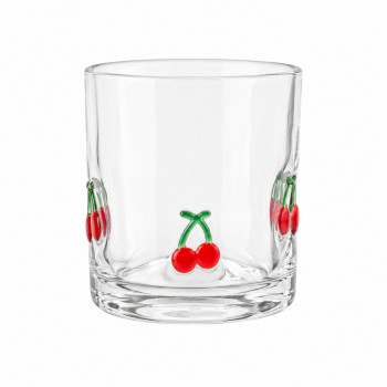 Cute&Cool HOME staklena čaša višnja 450ml 