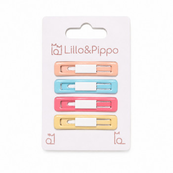 Lillo&Pippo šnalice za kosu 4/1 basic