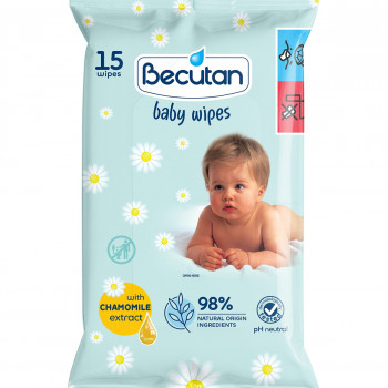 Becutan baby vlažne maramice 15 kom 