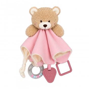 Cute&Cool mazilica meda zvečka i glodalica roze 