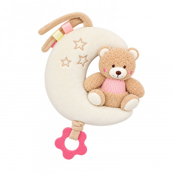 Cute&Cool plišana muzička igračka meda, roze 