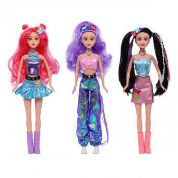Stylify k-pop lutke sa dodacima za kosu, 31 cm 