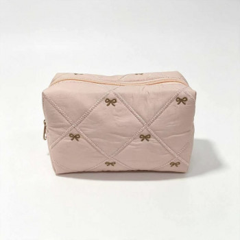 Be cut neseser sa mašnicama, roze 17x13.5x6.5cm 