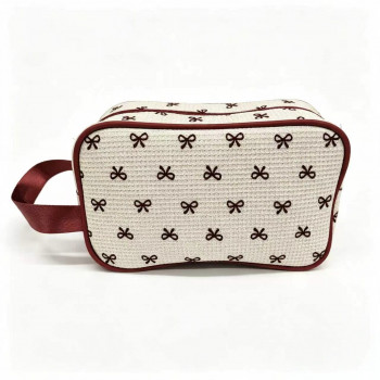 Be cut neseser bordo mašnice  23x8x14cm 