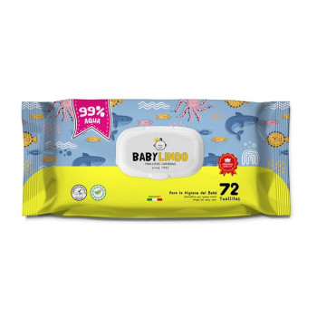 Baby lindo baby vl. maramice 99% vode 72 kom