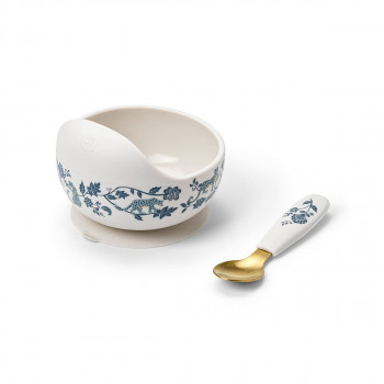 Elodie silikonski set za jelo garden leo toile 