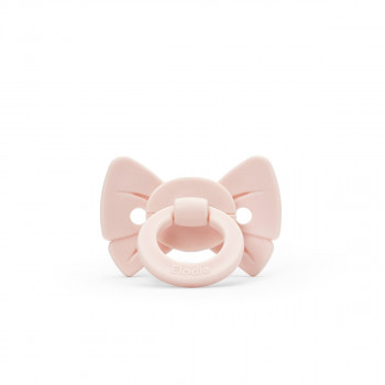 Elodie laža silikonska 0+ misty pink binky bow 