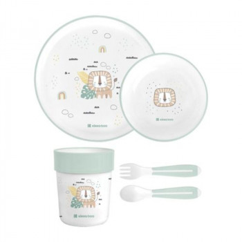 Kikka Boo set za hranjenje 4/1 Savanna, mint
