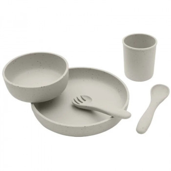 Kikka Boo silikonsti set za hranjenje 5/1, Sand