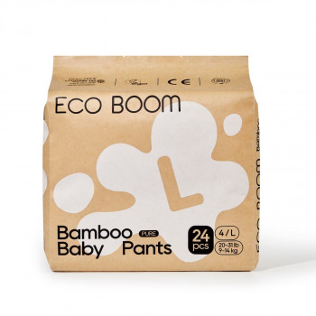 Eco boom pants bioraz.pele.za bebe L 9-14kg 24 kom