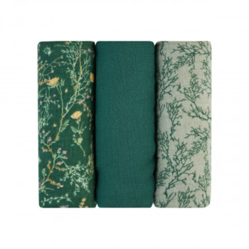Kikka Boo pelene od muslina 3/1, Green