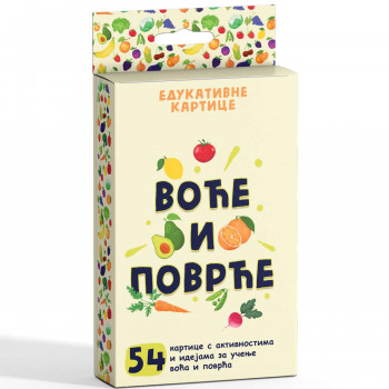 EDUKATIVNE KARTICE  - Voće i povrće 