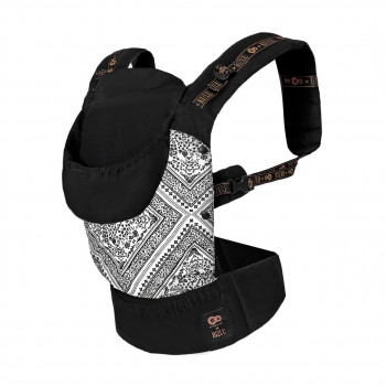 Kinderkraft nosiljka Huggy Bizuu, Lunar black