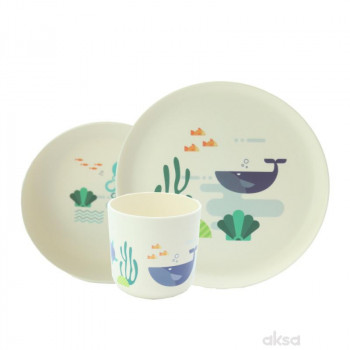 Baby Chef set za hranjenje okean 5kom 