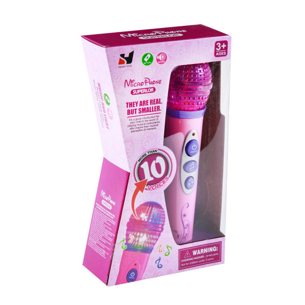 Hk Mini igračka mikrofon, roze 