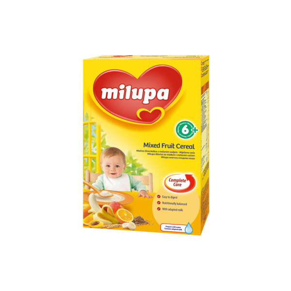 Milupa mlečna instant kaša mešano voće 250g