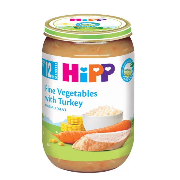 Hipp kašica ćuretina sa povrćem 220g 